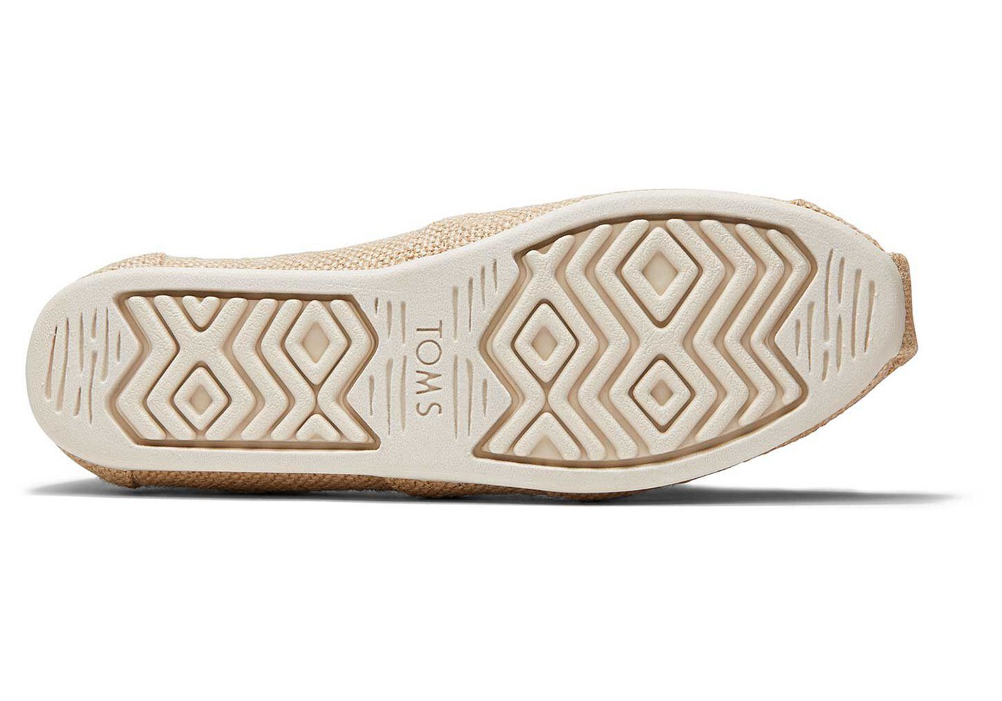 Toms Espadryle Damskie Beżowe - Alpargata Burlap - 45REUYNSQ